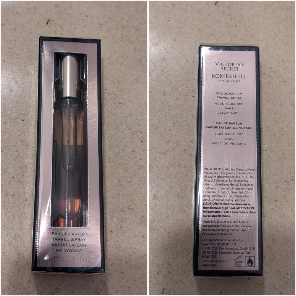 $9 W/ BUNDLE Victoria's Secret Bombshell Seduction E D T Travel Size NEW